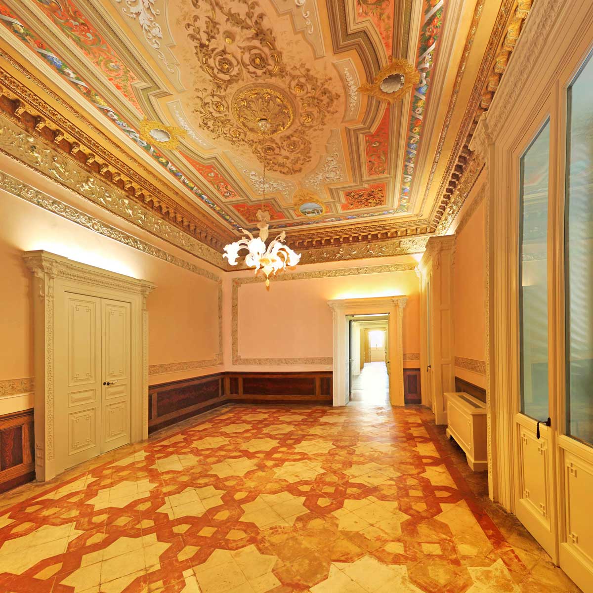 Sala della Musica at Villa Rendano